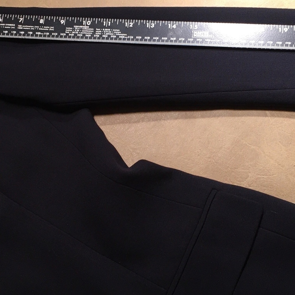 INC INTERNATIONAL CONCEPTS Long Fitted Blazer Jacket, NAVY BLUE, Size 12 - Picture 6 of 8